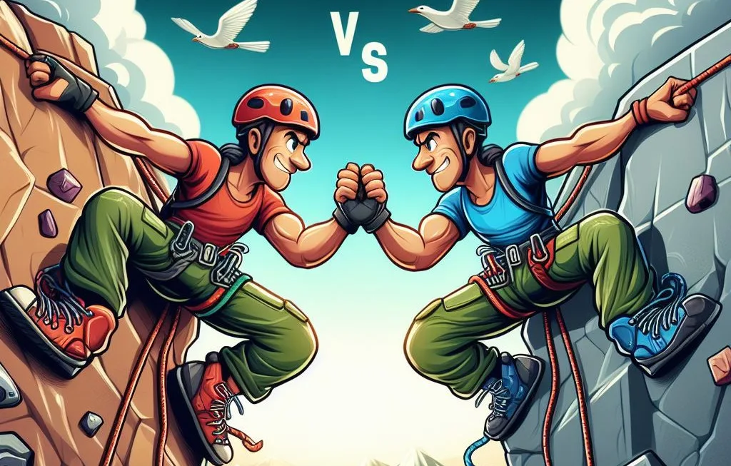 Grimpeur vs. Escaladeur : Une Passion Commune