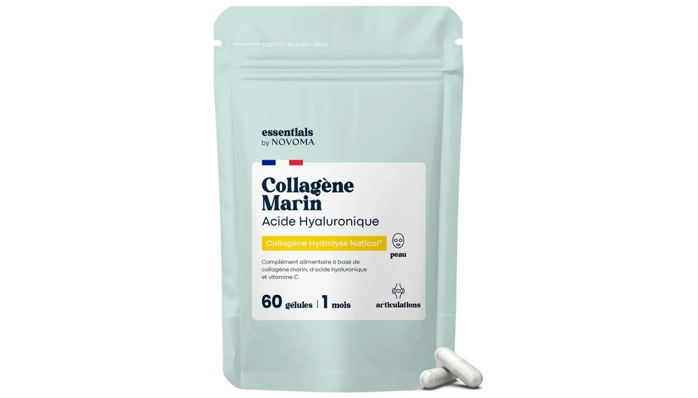 Complément Alimentaire CHONDROSTEO+ MAX - Collagène Marin, Acide Hyaluronique, Curcuma, 60 Comprimés, Neuf