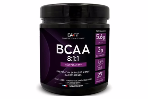 Test et Avis sur le BCAA 8.1.1 Eafit : Un Partenaire de Choix pour la Récupération Musculaire