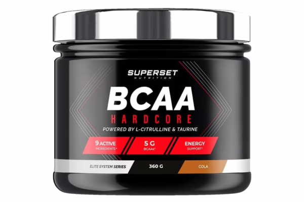 Avis sur le Superset Nutrition – BCAA Hardcore (360g)