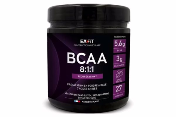 Avis complet du BCAA 8:1:1 EAFIT : un allié pour la récupération musculaire des grimpeurs 🧗