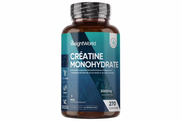 Créatine Monohydrate WeightWorld : Test et Avis pour Escalade