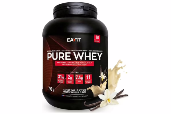Avis du Whey Protein Vanille EAFIT : l&rsquo;allié protéiné des grimpeurs ? 🧗‍♂️