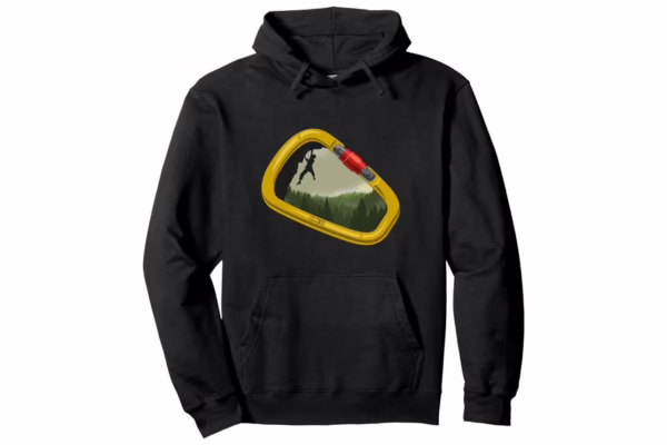 L’Escalade Carabiner Bouldering Climb Hoodie : Mon avis détaillé